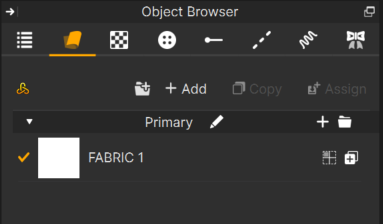 Object Browser (Ver. 2025.0) – Marvelous Designer