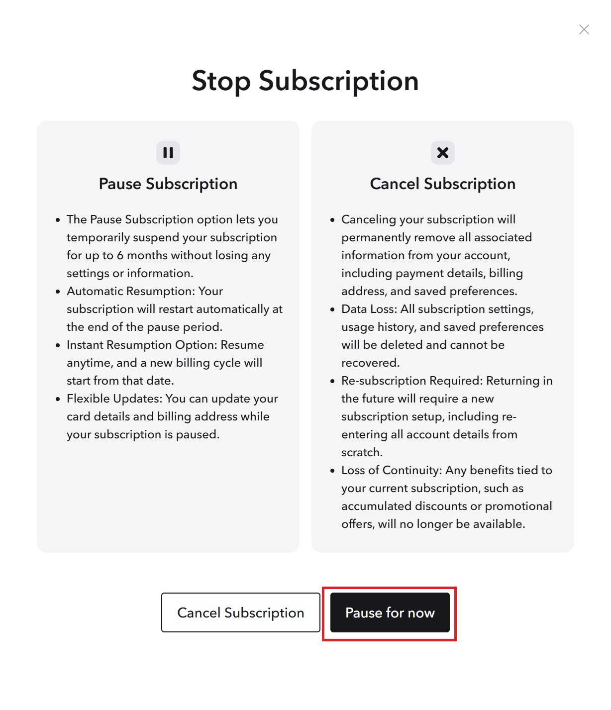サブスクリプションの一時停止することはできますか？ – Marvelous Designer